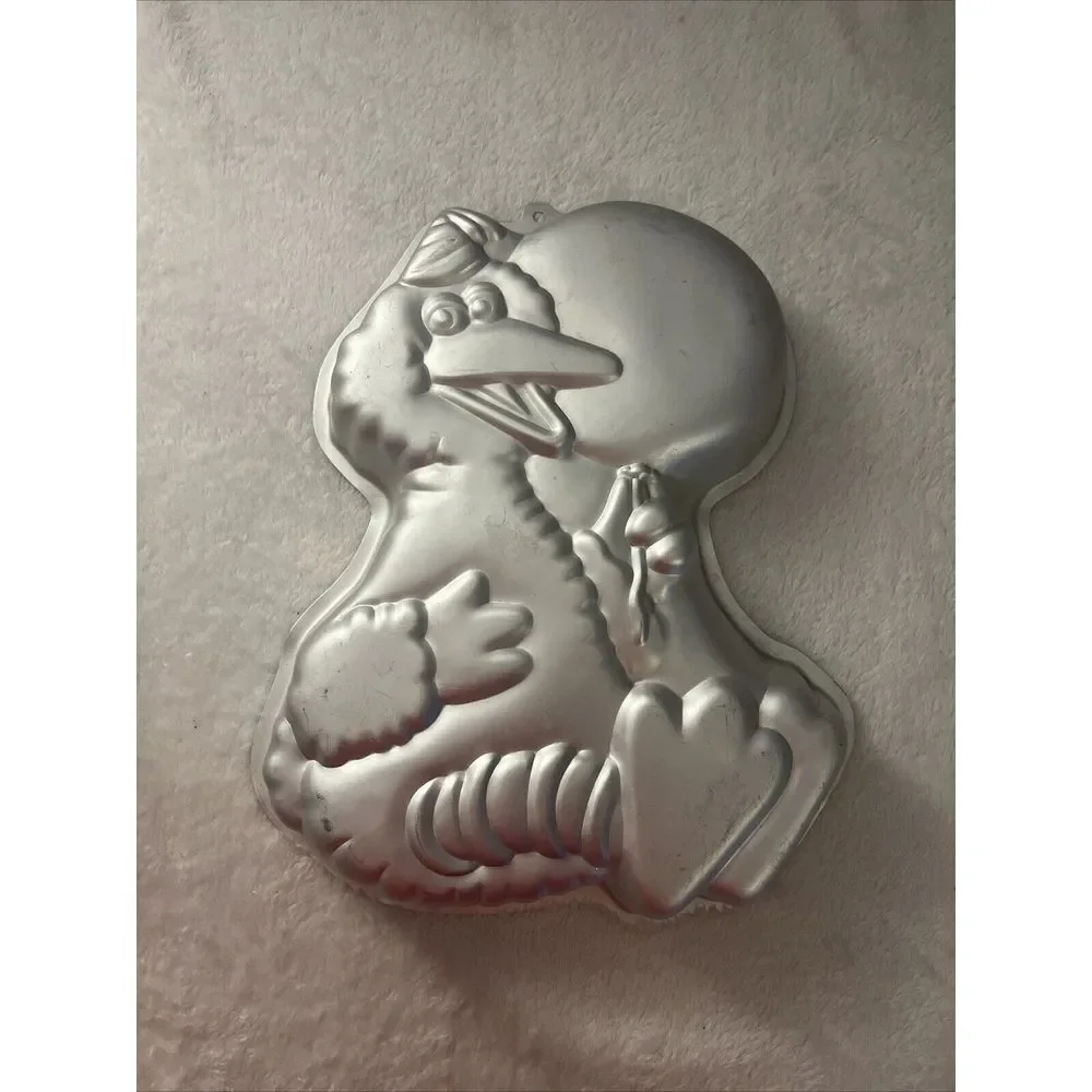 Vintage1983 Big Bird Wilton Cake Pan Balloon Muppets Mold Sesame Street Birthday